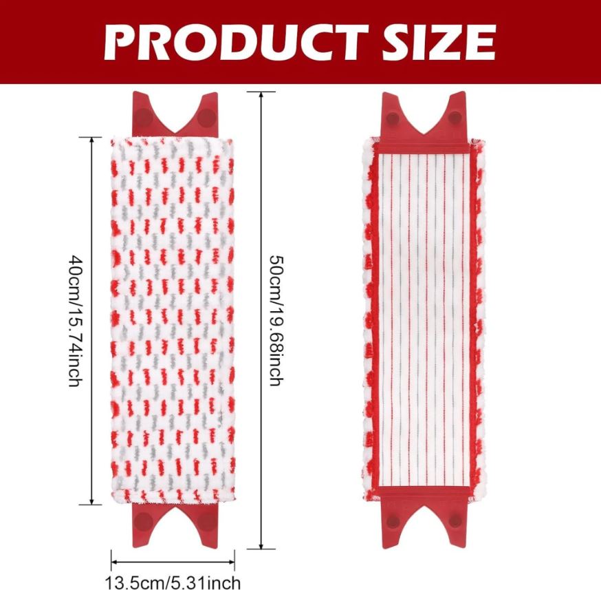 2 Stück für Vileda Ultramax XL Bodenwischer Ersatzbezug Set & XL Wischmopp Ersatzbezug