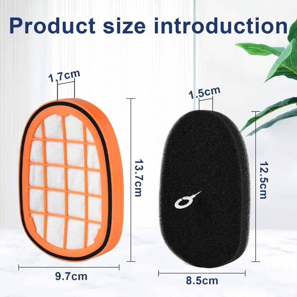 6 Pieces Filter for Philips SpeedPro Max Aqua Cordless Vacuum Cleaner
