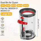 Staubbehälter für Dyson V11 V15 Behälter Ersatzteile SV14 SV15 SV22 Zubehör