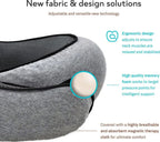 Reise-Nackenkissen, Kinnstützkissen, verstellbares Kissen für Zuhause