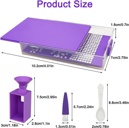 8 Sets Diamond Art Trays, Accessories, Diamond Art Storage, Diamond Art Tool Kits for Adults
