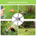 2 Stück Stahldraht Rasentrimmer, Unkrautbürste Für Rasentrimmer, Freischneider Zubehör