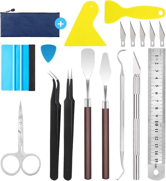 12-Pack DIY Vinyl Tool Set, Stainless Steel Weeding Tools with HTV