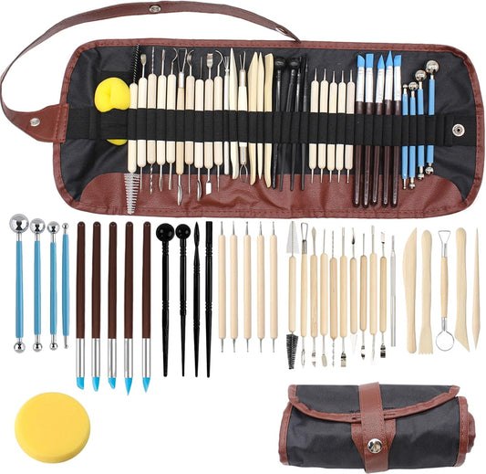 Modeling tool, sculpting tools, ceramic clay, clay sculpting tool with storage bag