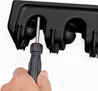 Besenhalterung Wand Halter Besen Mop Halter 6 Haken Besenhalter Gerätehalter Wandhalterung