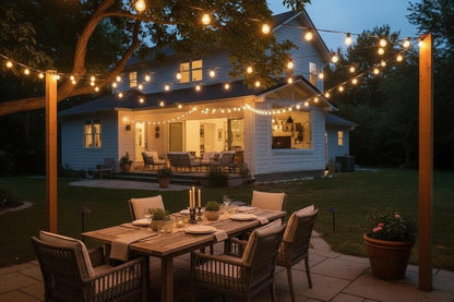 Vintage G40 LED Outdoor String Lights Waterproof Globe Lights Patio Lights Garden Lights Warm White Pergola Lights Wedding Lights Yard Lights